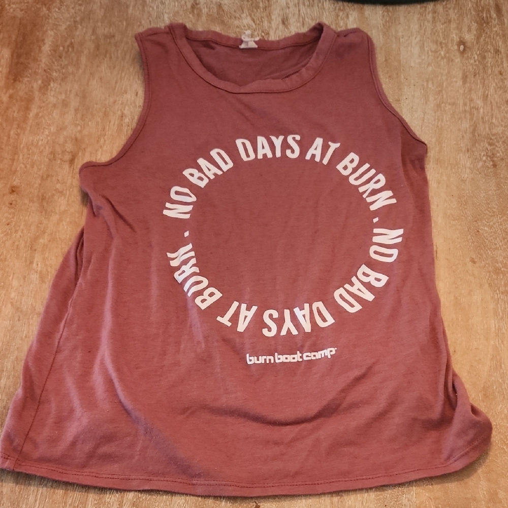 Burn Boot Camp Mauve Tank Top